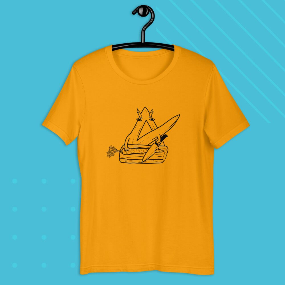 Yellow T-Shirt with A Illustration